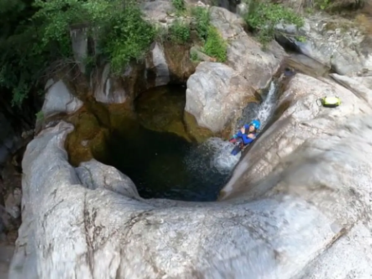 Canyoning au canyon de Tines (30)