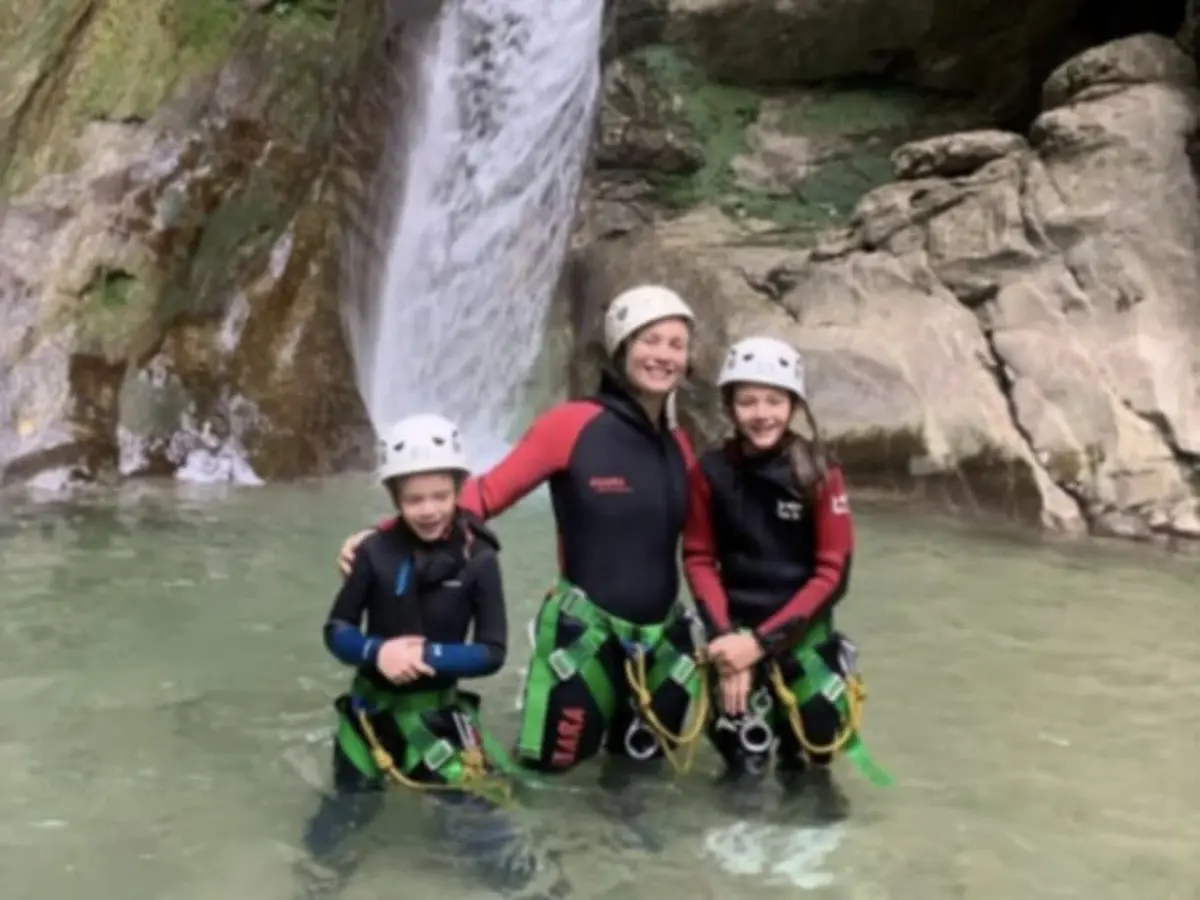 Canyoning au canyon des Ecouges à  Saint-Gervais (38)
