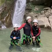 Canyoning au canyon des Ecouges à  Saint-Gervais (38)