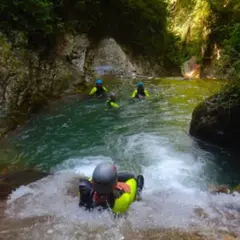Canyoning au canyon des Ecouges Bas à la 1/2 journée à Saint-Gervais (38)