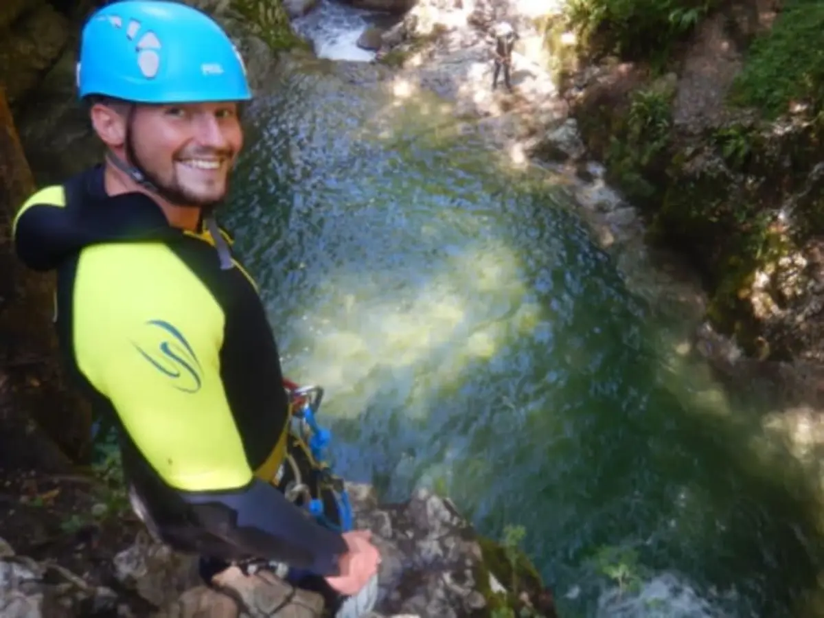 Canyoning au canyon des Ecouges Bas &agrave; la journ&eacute;e &agrave; Saint-Gervais (38)