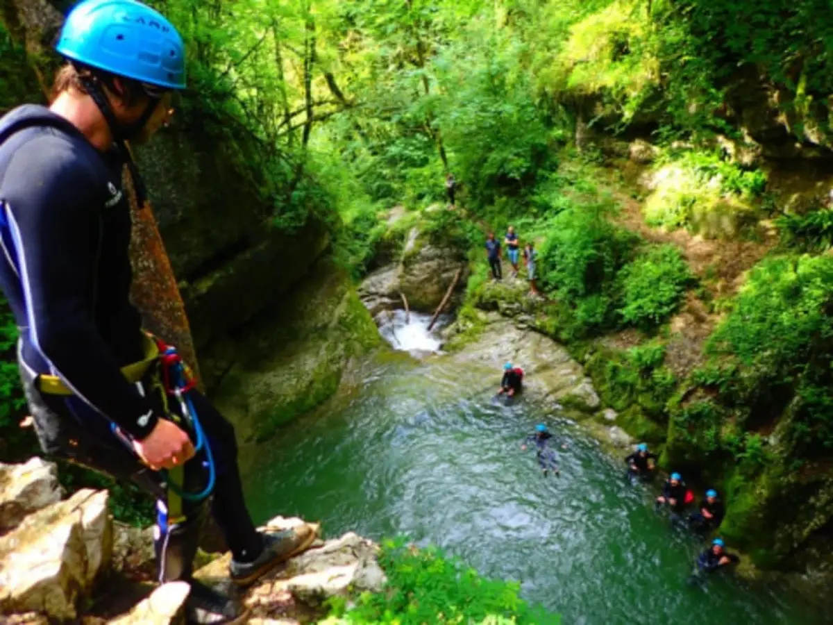 Canyoning au Canyon des Ecouges près de Grenoble (38)