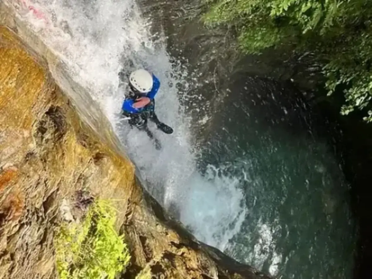 Canyoning au canyon du Benetant à La Léchère (73)