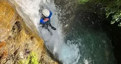 Canyoning au canyon du Benetant &agrave; La L&eacute;ch&egrave;re (73)