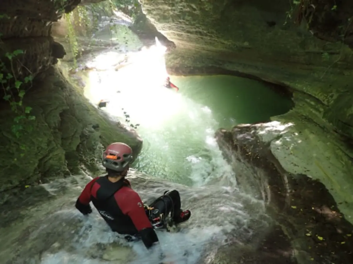 Canyoning au Canyon du Grénant à Saint-Pierre-d’Alvey (73)