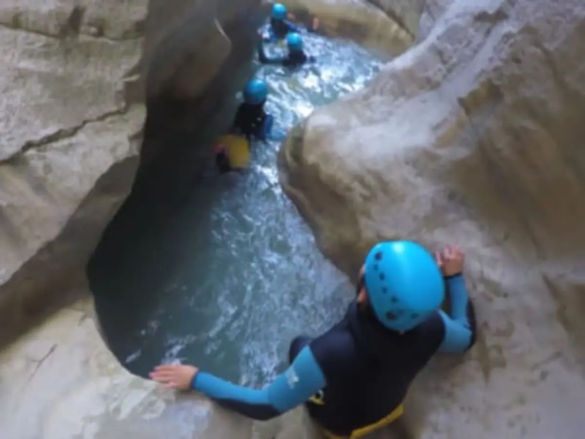 Canyoning au Canyon du Haut Jabron près de Castellane
