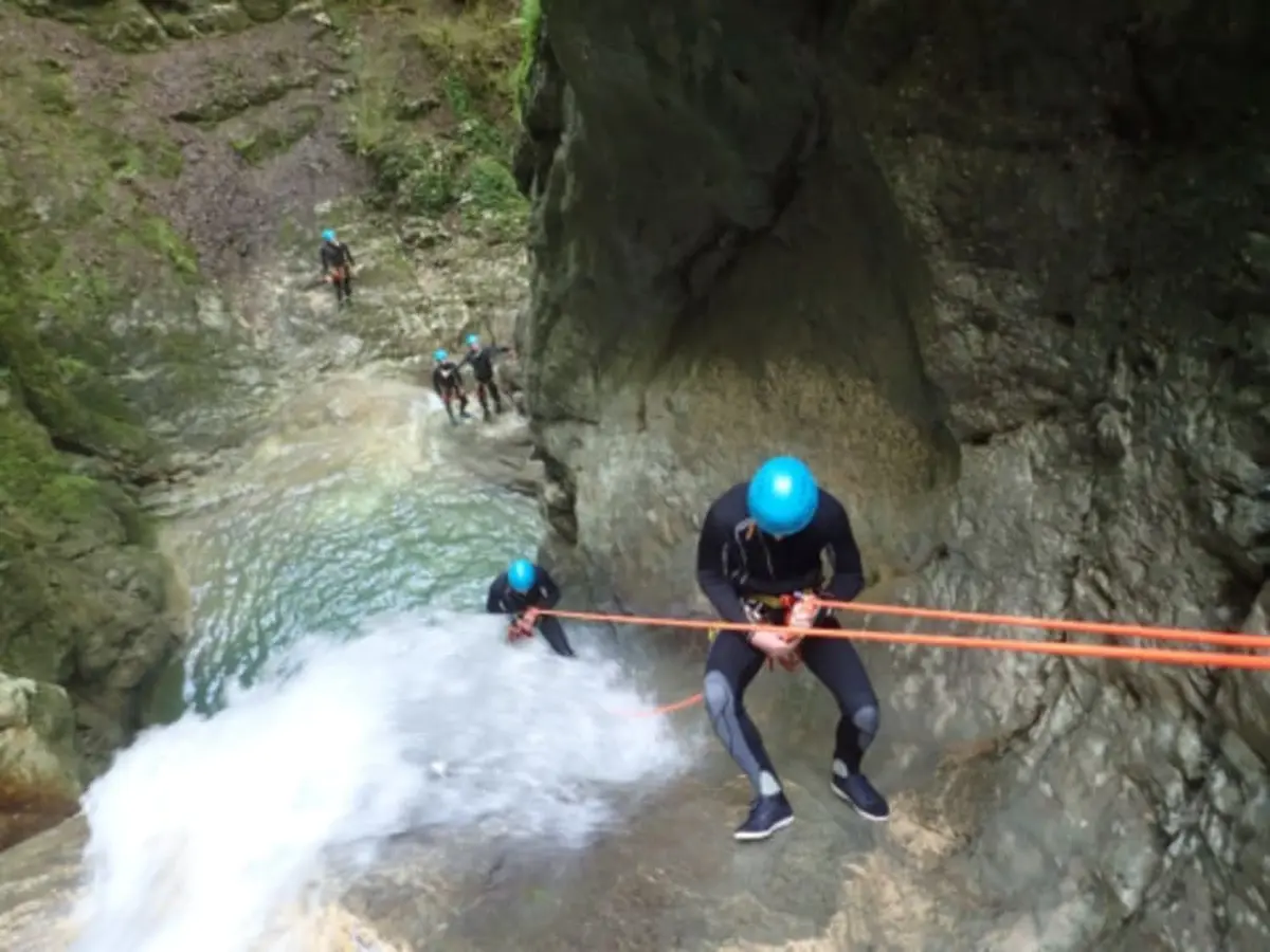 Canyoning au Canyon du Versoud près de Grenoble (38)
