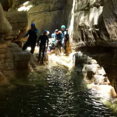 Canyoning au Pont du Diable dans le Massif des Bauges (73)