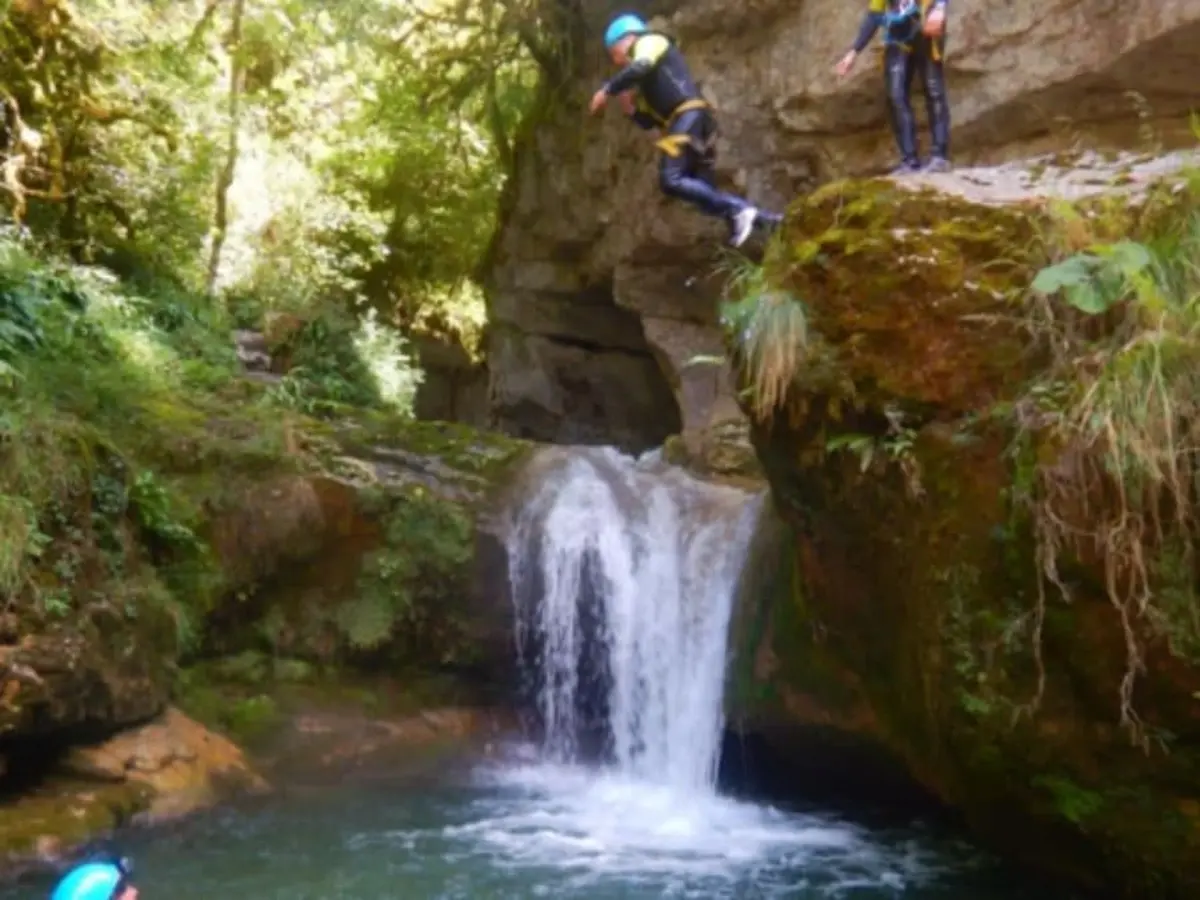 Canyoning au Vertaco Canyon à Saint-Gervais (38)
