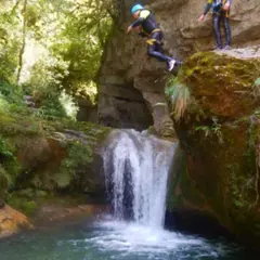 Canyoning au Vertaco Canyon à Saint-Gervais (38)
