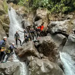 Canyoning aux cascades de Vauchelet en Basse-Terre (971)