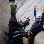 Canyoning dans le canyon du Chassezac intégral dans les Cévennes