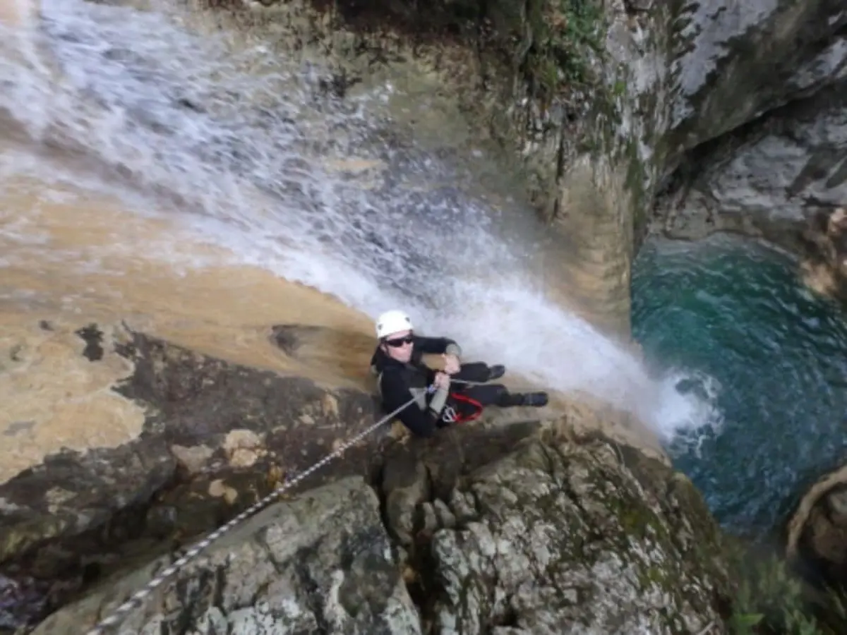 Canyoning dans le canyon du Versoud depuis Saint-Gervais (38)