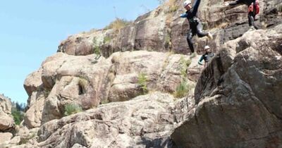 Canyoning dans le canyon Graine de rockeur en Loz&egrave;re (48)