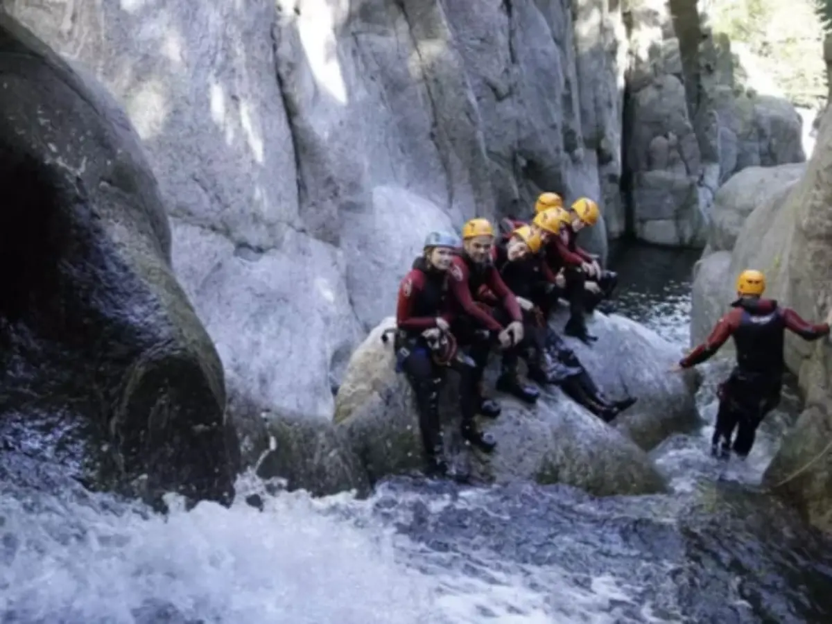 Canyoning dans le vallon de Gourgas (07)