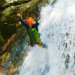 Canyoning depuis Artemare dans le canyon du Groin (01)