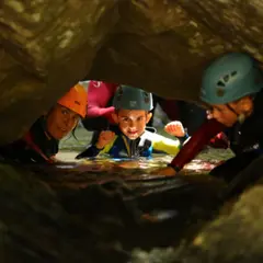 Canyoning familial au canyon Basse-Besorgues (07)