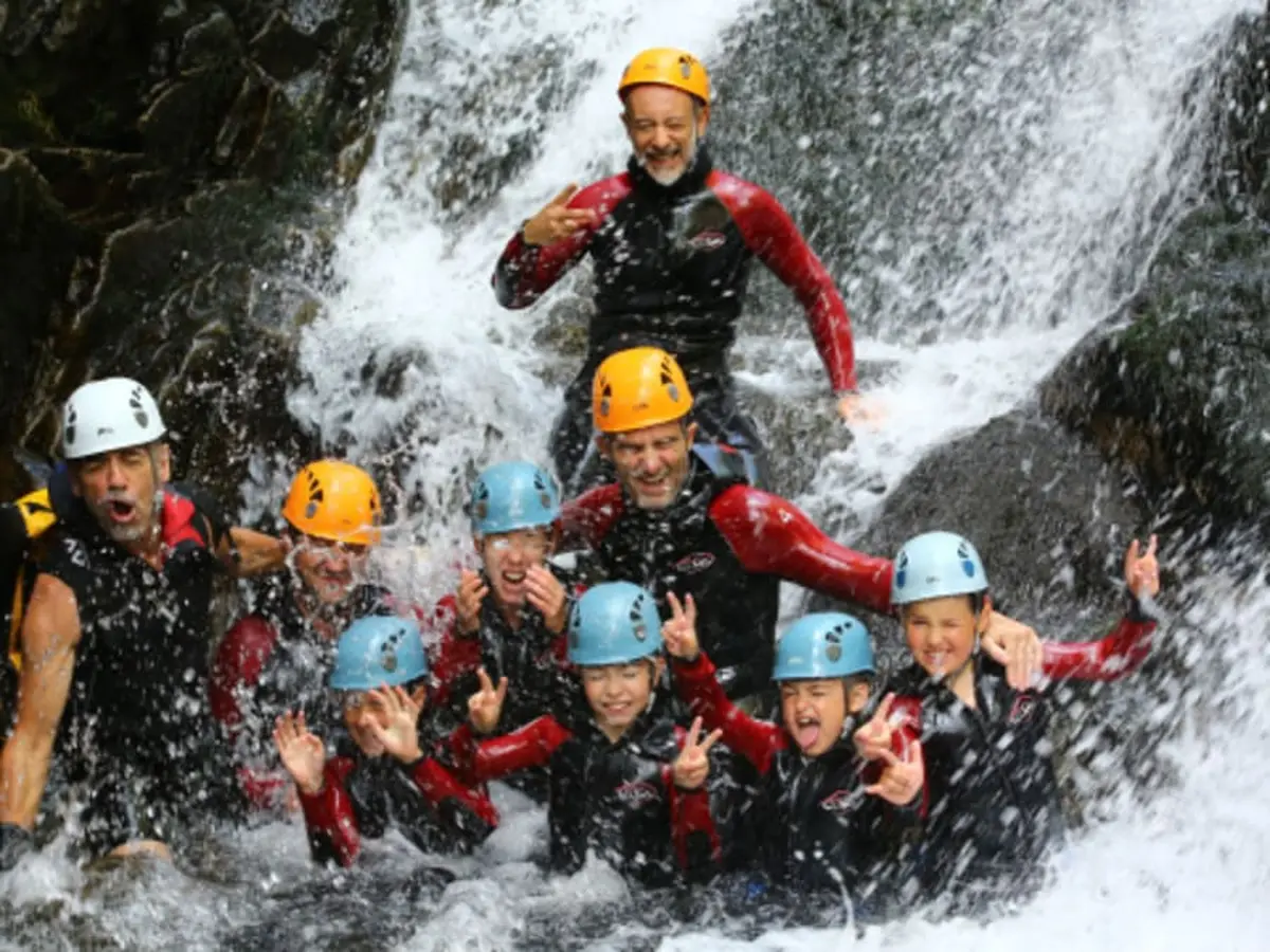 Canyoning sportif au canyon Haute-Besorgues (07)