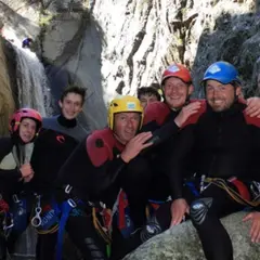 Canyoning sportif dans le canyon du Llech (66)