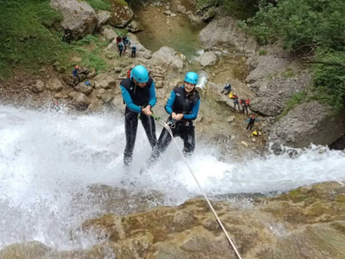 Canyoning sportif dans le Vercors (38)