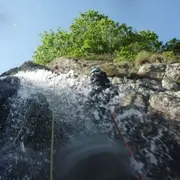 Canyoning  Sportif dans les Gorges de la Haute Borne (07)