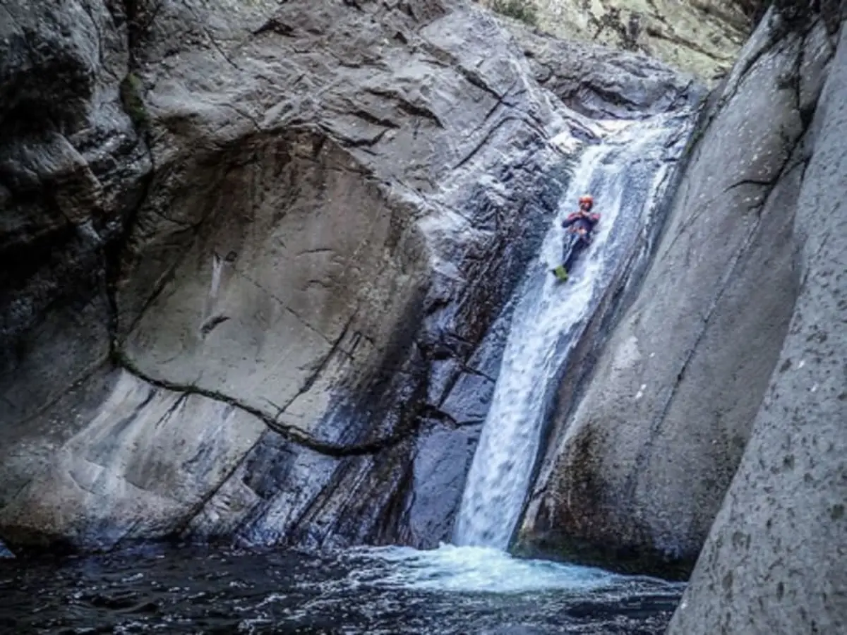 Canyoning sportif près de Prades (66)