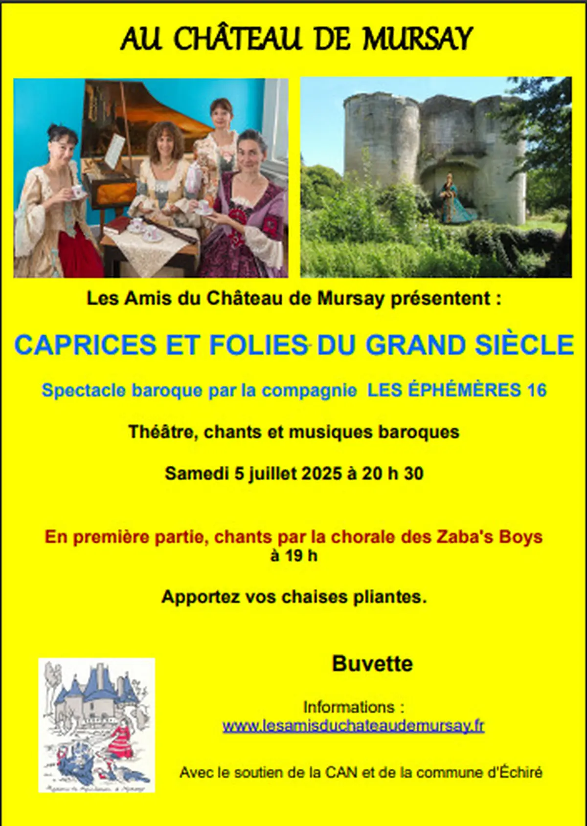 CAPRICES ET FOLIES DU GRAND SIÈCLE à Echiré