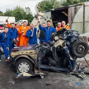 Car smash à Boissets (78)