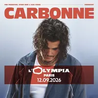 Carbonne sera à l'Olympia en septembre 2026 DR