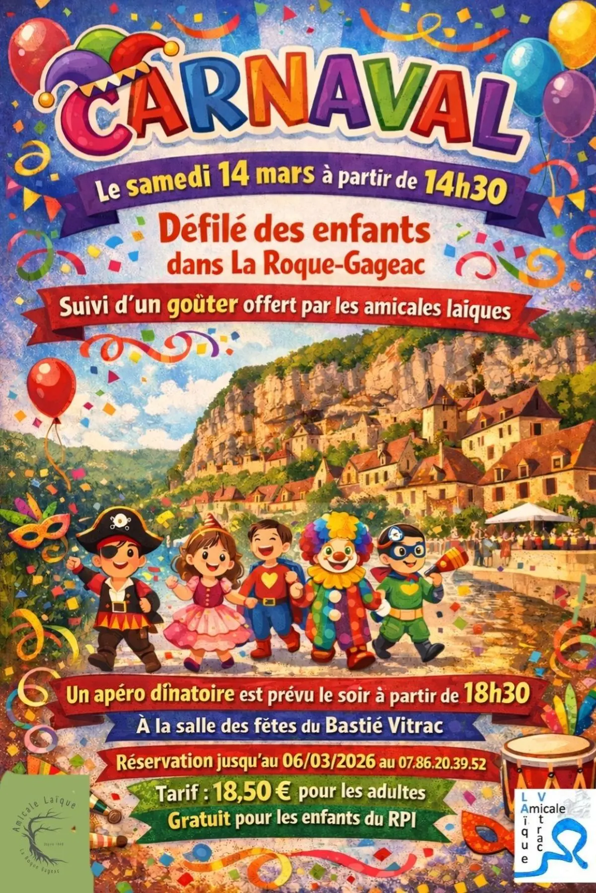Carnaval à La Roque-Gageac