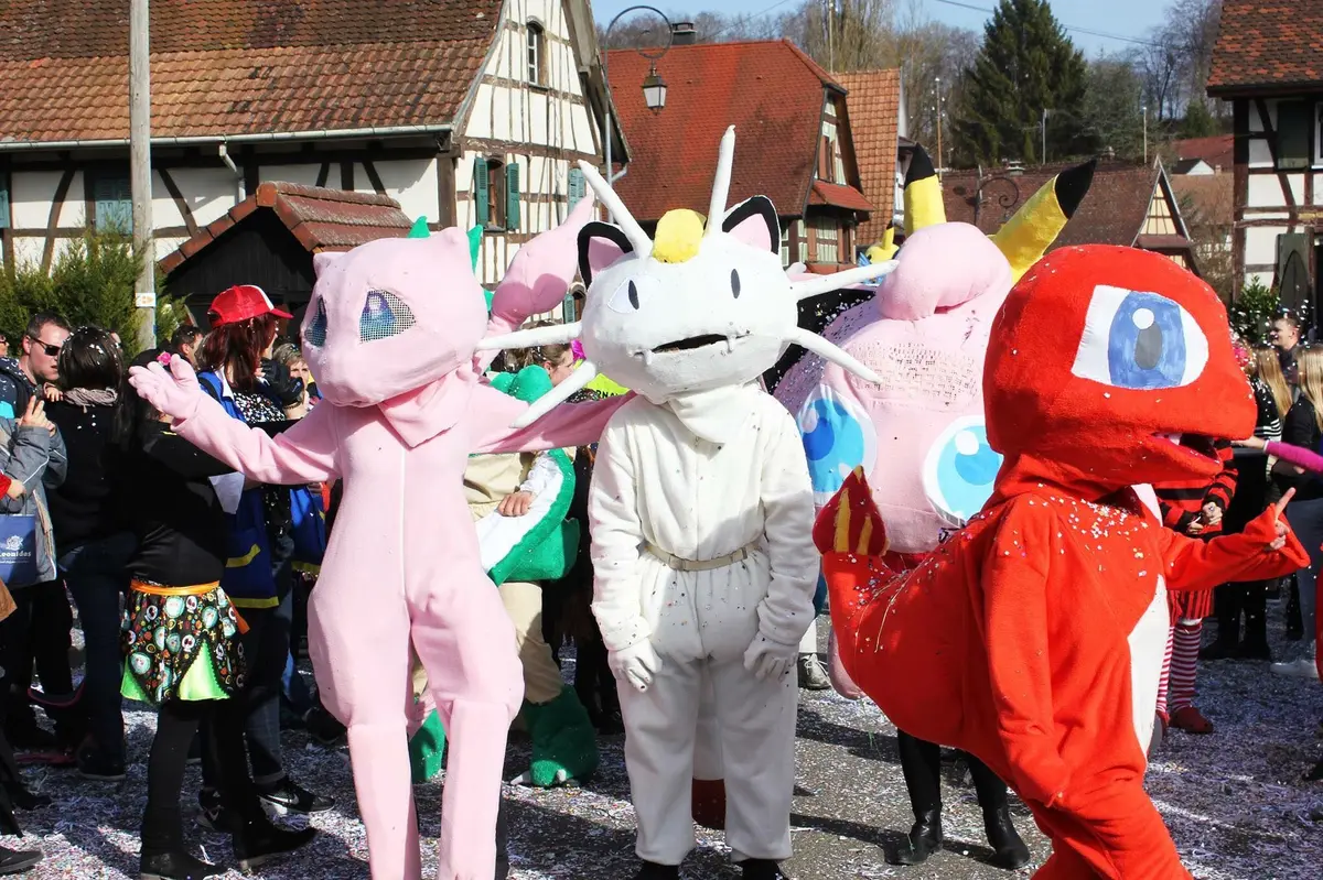 Des Pokemons au Carnaval de Riespach