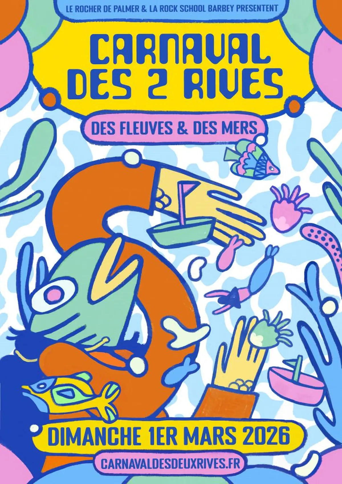 Carnaval des Deux Rives de Bordeaux 2026