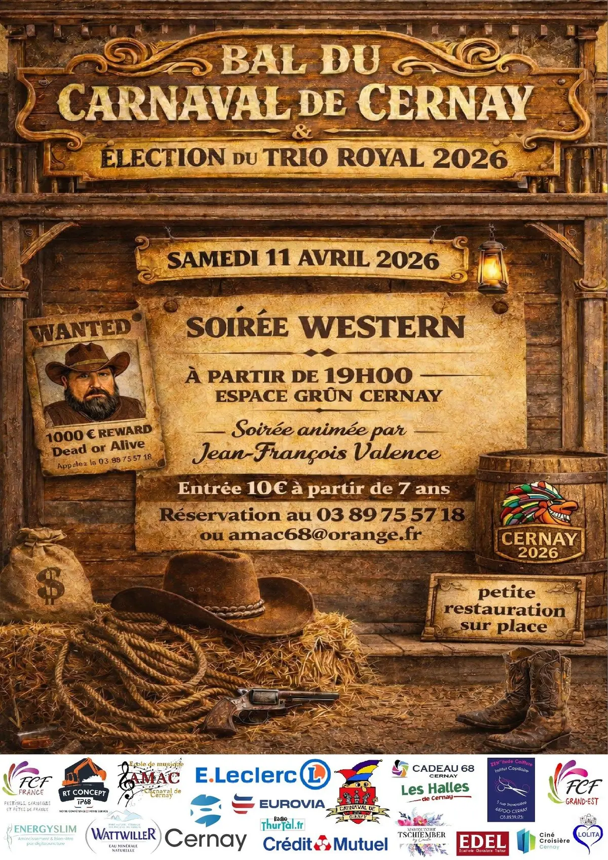 Le bal du Carnaval de Cernay 2026
