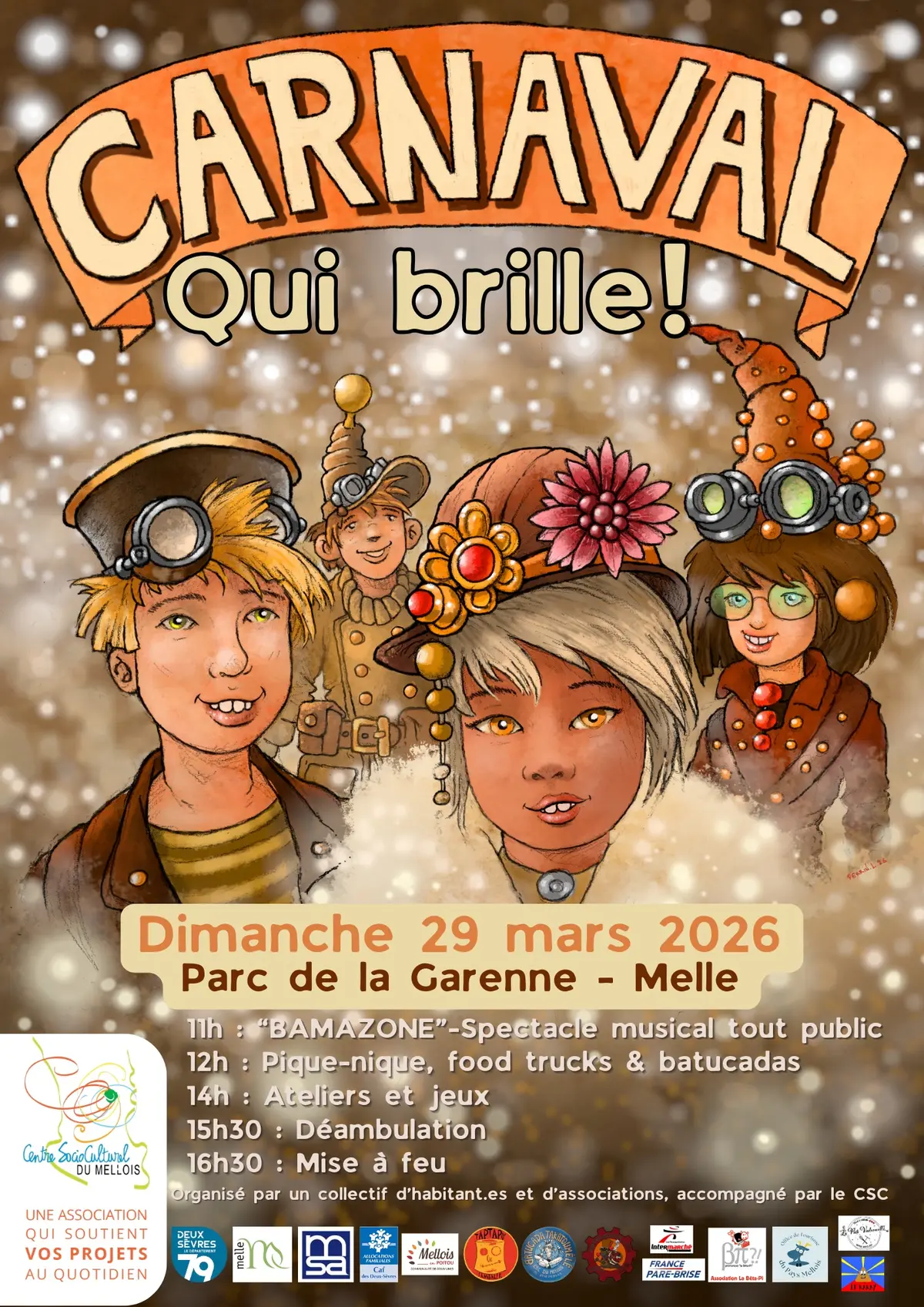 Carnaval de Melle sur le Thème : Qui brille !