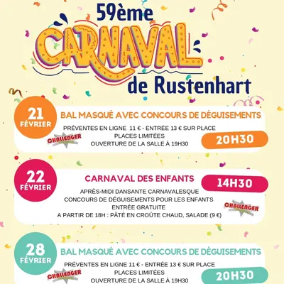 Carnaval de Rustenhart 2026