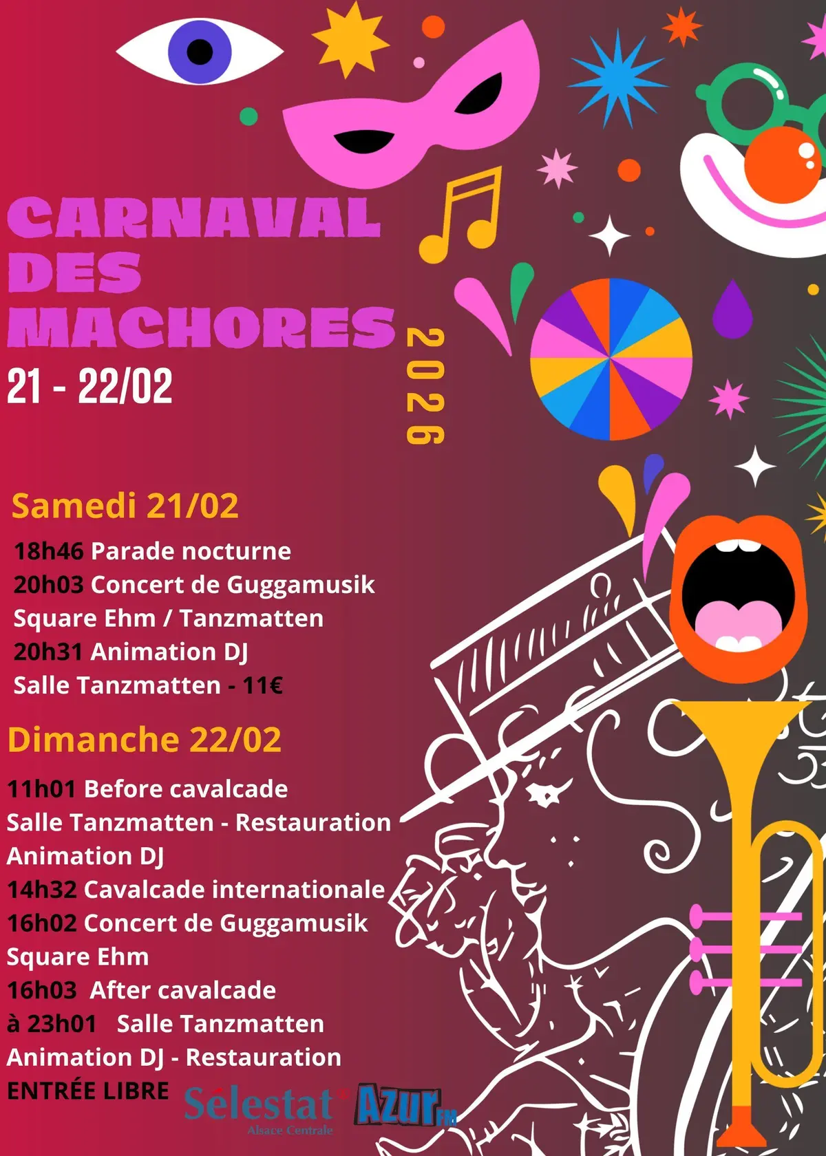 L'affiche du Carnaval 2026