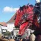 Les féroces dragons de Game of Thrones parcourent les rues de Sélestat &copy; Association Machores