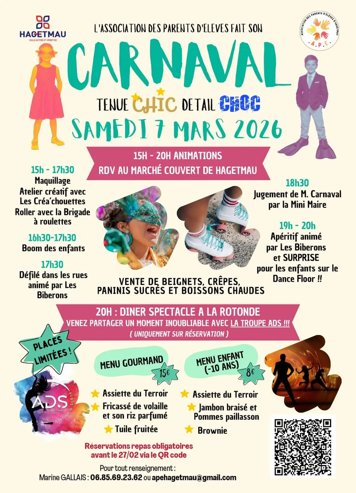 Carnaval : tenue chic, détail choc