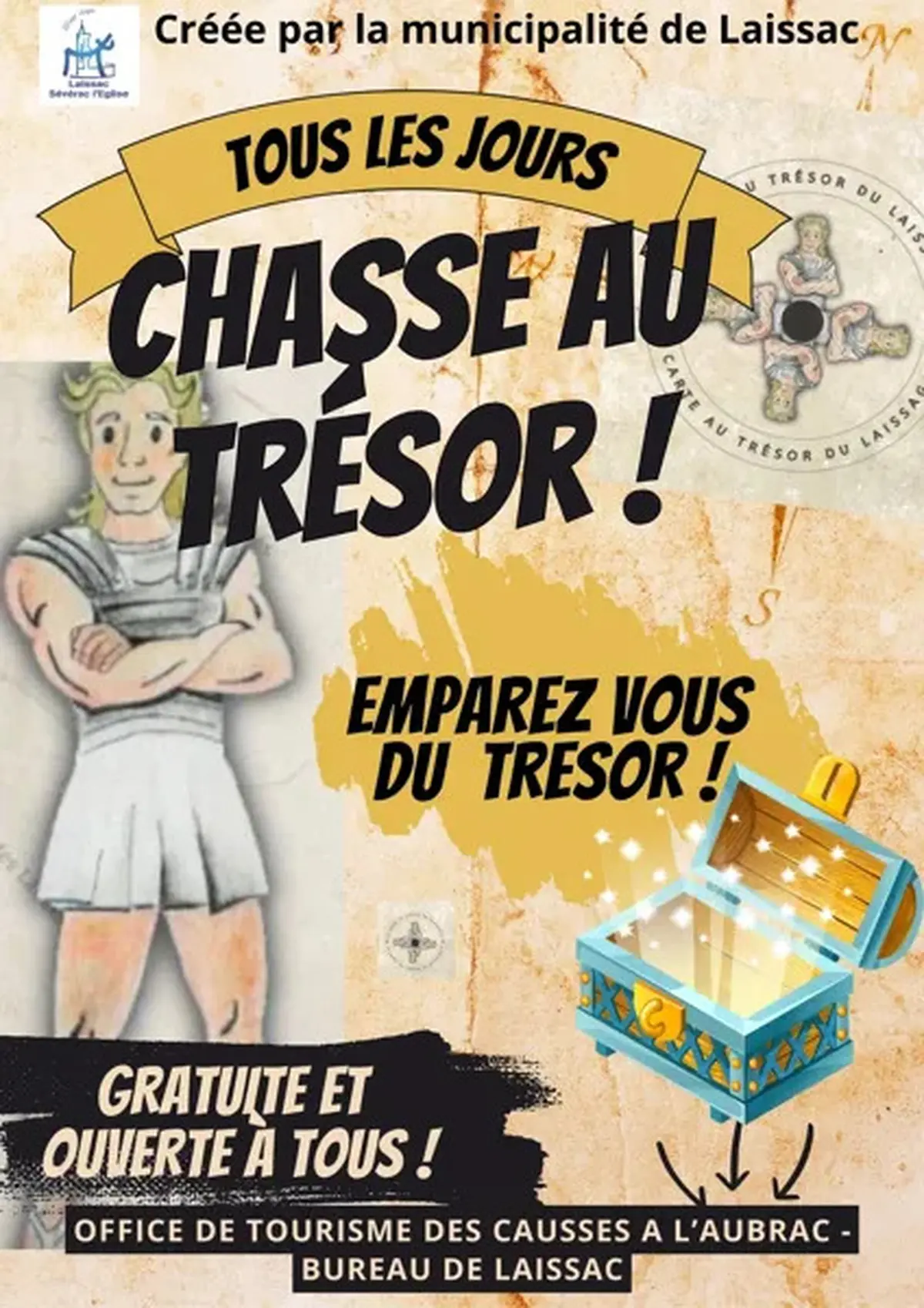 Carte au trésor du Laissagais