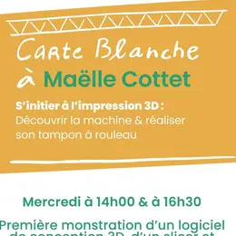 Carte blanche n16 : s'initier à l'impression 3D