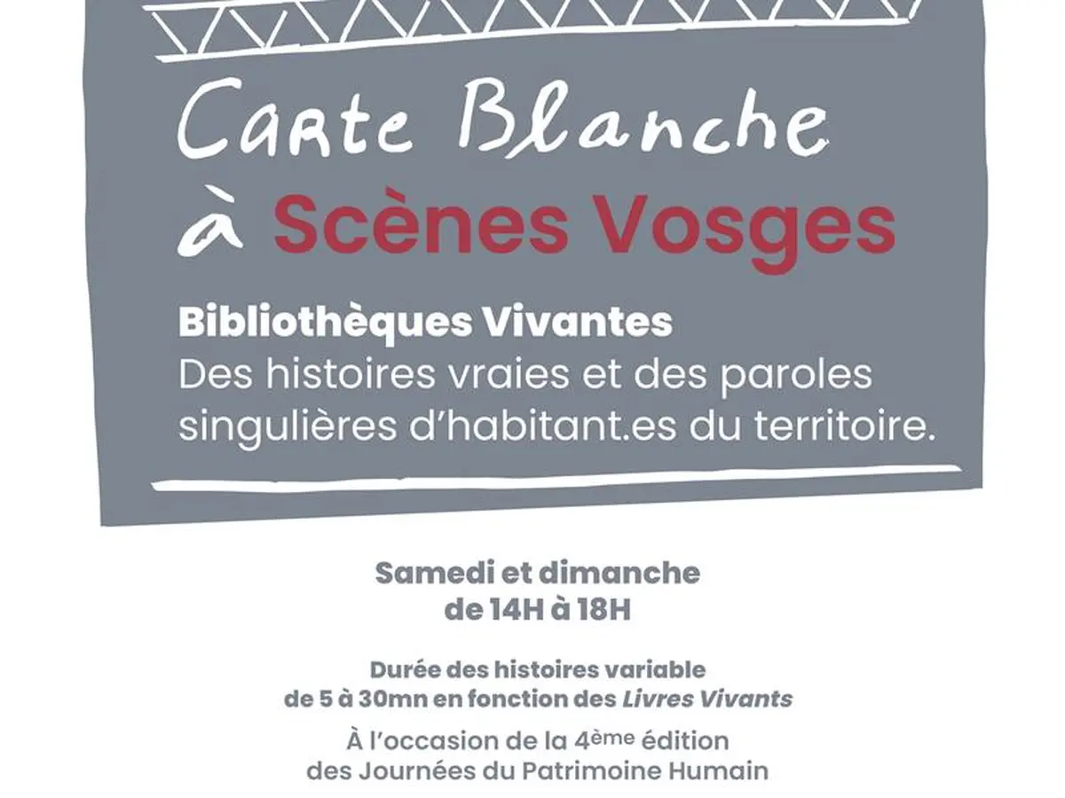 Carte Blanche n°12  - Bibliothèques Vivantes