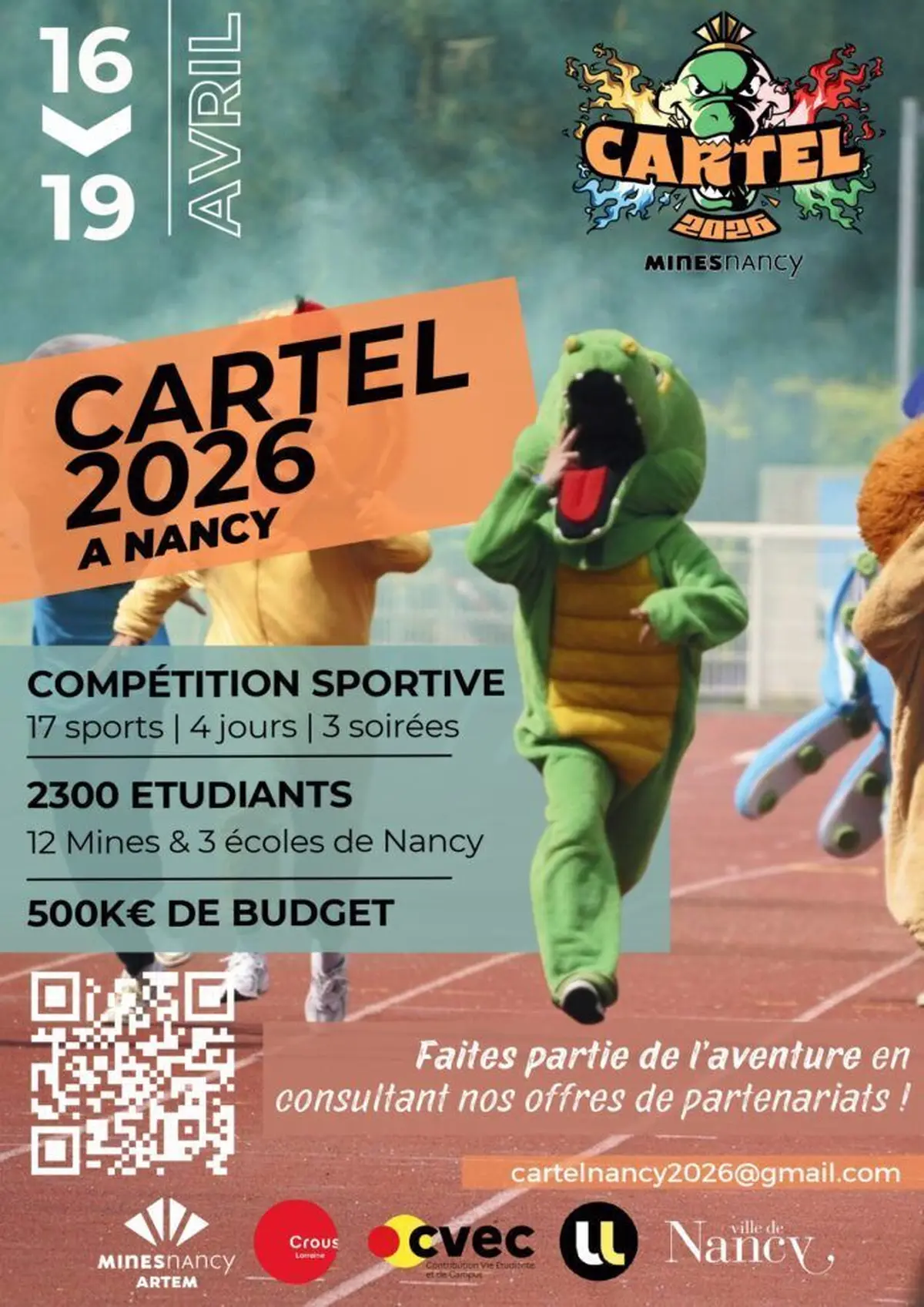 Cartel 2026 à Nancy