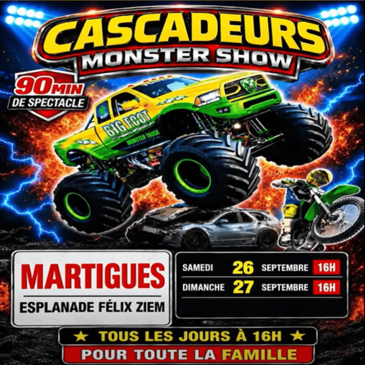 Cascadeurs Monster Show !