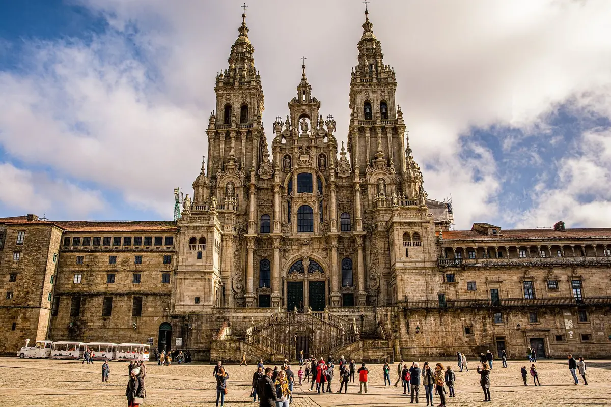La magnifique cathédrale de Santiago de Compostela en Galice (Espagne)