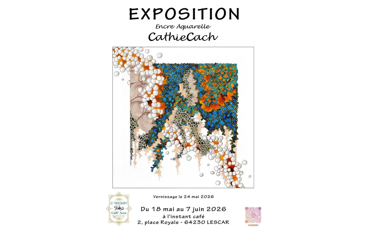 Cathiecach encre aquarelle