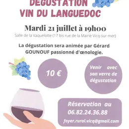 Causerie et dégustation vins de Languedoc