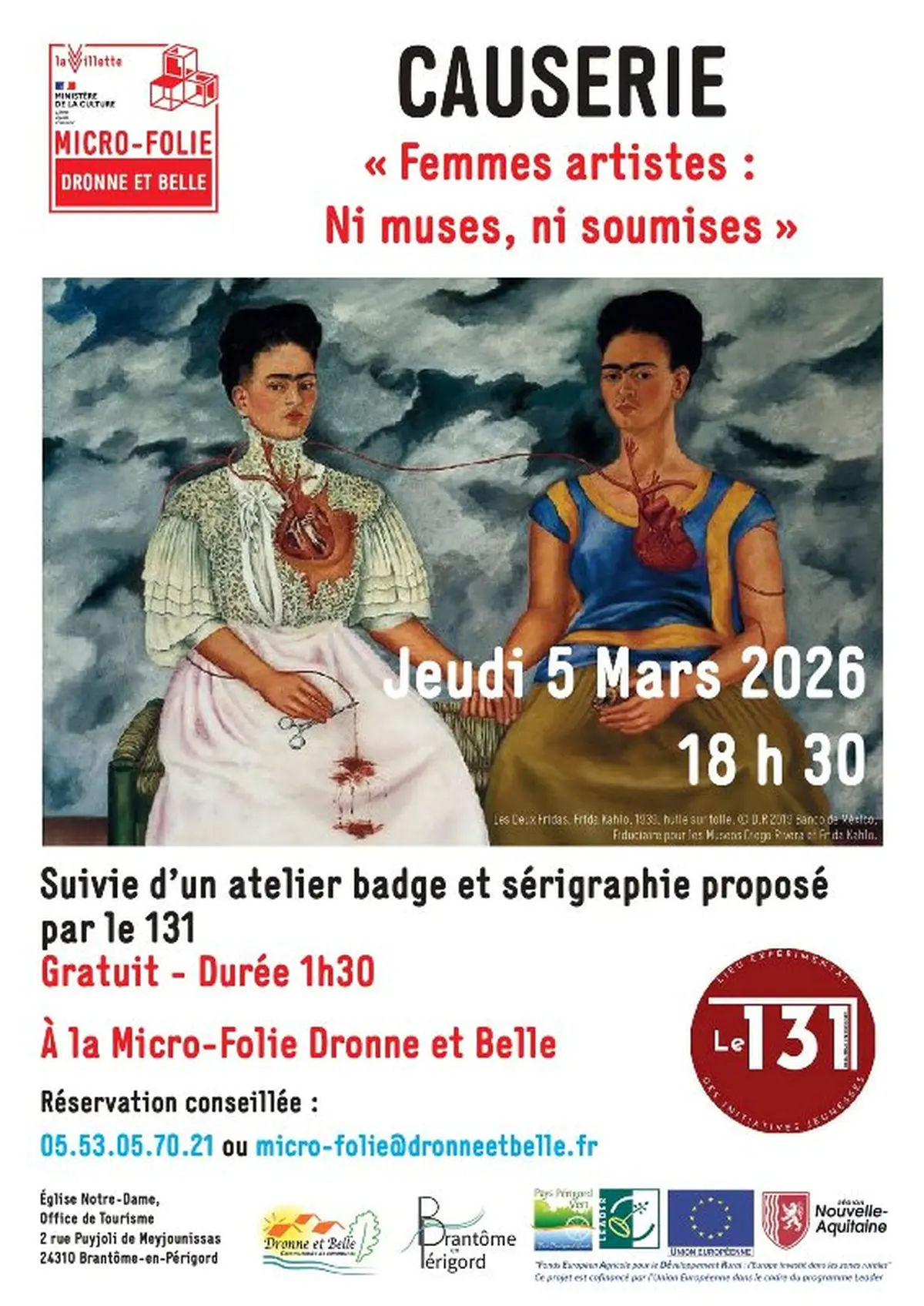 Causerie: Femmes artistes: ni muses, ni soumises