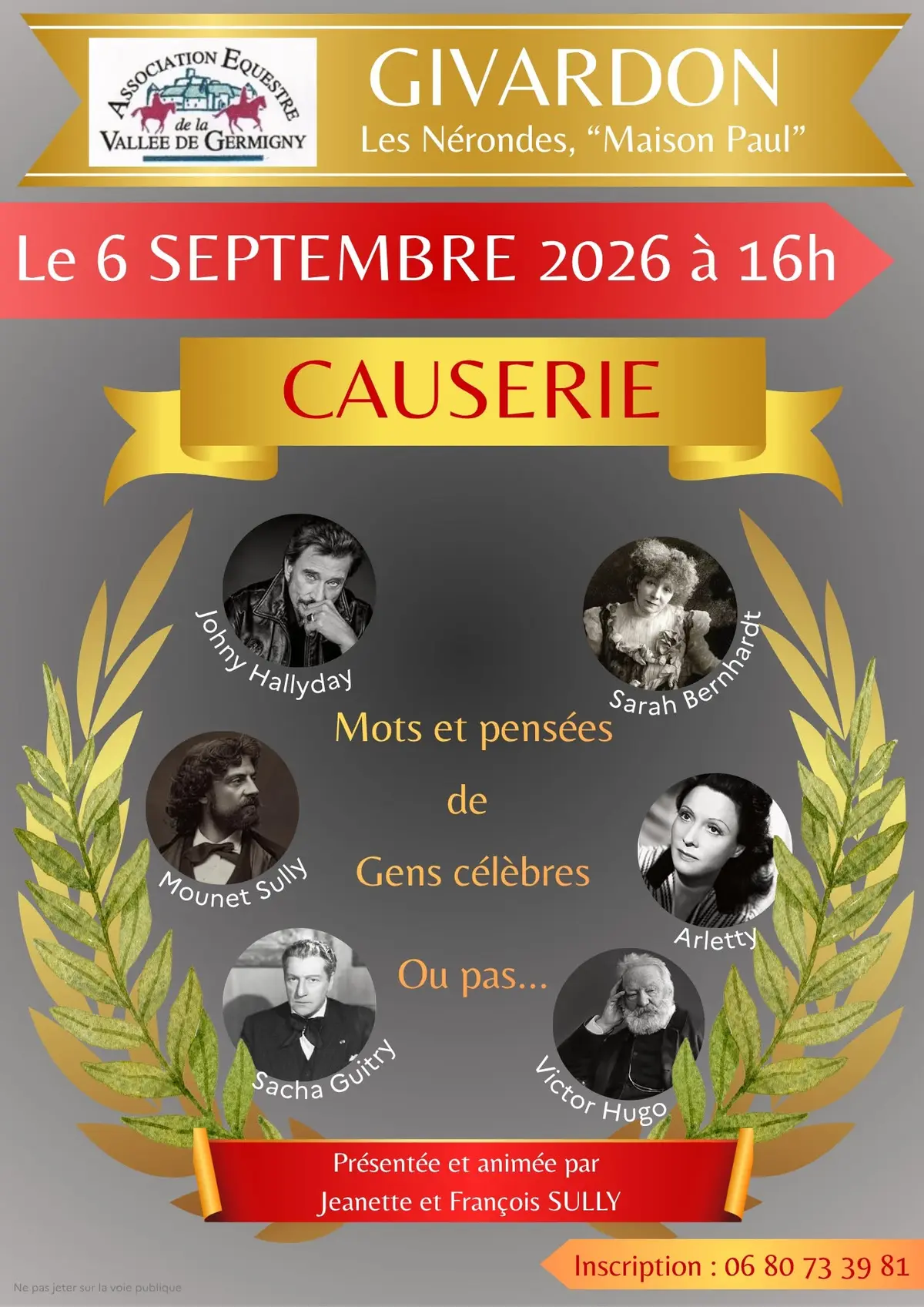 Causerie : Mots et pensée de gens célèbres ou pas...