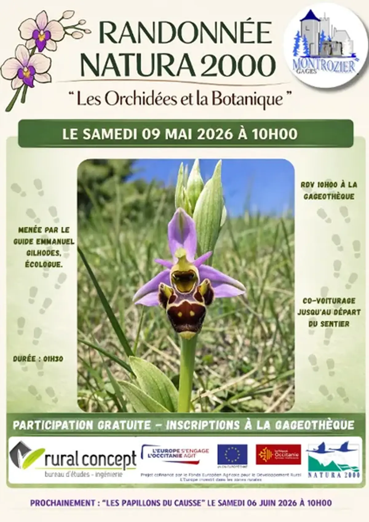 Causse Comtal : Randonnée Natura 2000