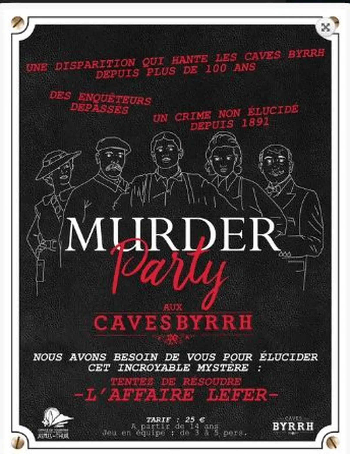 Caves Byrrh - Murder Party Du Mardi
